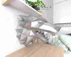 Wolf Stark Duvar Lowpoly