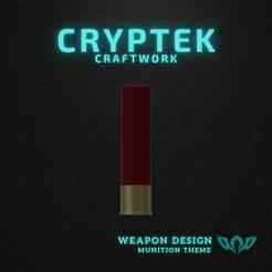 02. Buckshot Ammunition - Winchester - Wild Defense: Buckshot Winchester Ammo 3D Print File - Military Ammunition - Shotgun Ammo