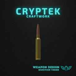 34. .300 PRC (Precision Rifle Cartridge)- Hornady - Pinpoint Power: .300 PRC Hornady Ammo 3D Print File - Military Ammunition - Centerfire Cartridge type Ammunition