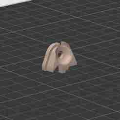 3D Printed Pistol Grip Back Plate / Gun Frame Rear Part