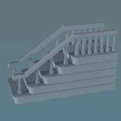3D Staircase STL Model