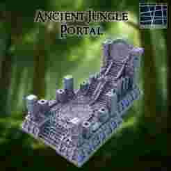 Ancient Jungle Portal 28 mm Tabletop Terrain