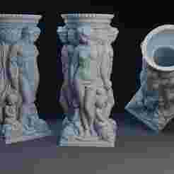 Castle Bahnhof Vase – Gothic Fantasy Decorative 3D Print Model
