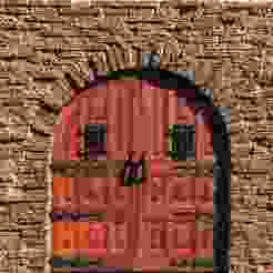 CASTLE DOORS 1/12 Scale for Dollhouses