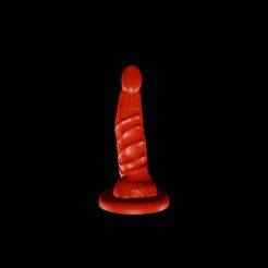 Fantasy Dragon Monster Dick Dildo & Mold V642 - Skinny Version