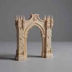 Gothic Arch Gate - Medieval Halloween Decor