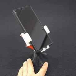 Mechanical Phone Stand | 3D Printed DIY Holder STL | Adjustable Angle Linkage