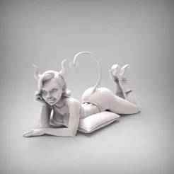 Sexy Devil on cushion