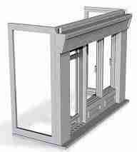 Shop front module type2,with door on left 1/152 scale