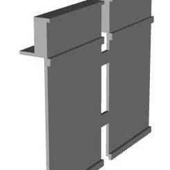 shop top floor inter section plain module 1/76 scale