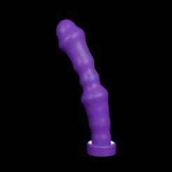 Simple Wavy Dildo and Two Part Mold - V377