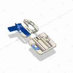 Springfield Emissary (Old) Split Holster Mold with TrimJigg