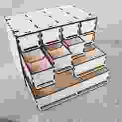 Stackable Drawer Box Storage Organizer