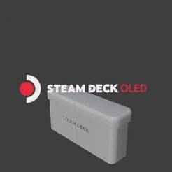 Steam Deck OLED Snap-Fit Box with Charger Compartment