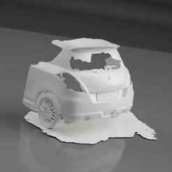 Suzuki Swift Sport ZC32S - Rear 3D Scan