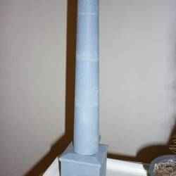 Round factory chimney with substructure in 1:43 - Track 0 - Scale 0