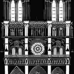 paris church front, temple, buildings, cathedral