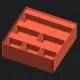 Gridfinity Angled long objects bin Parametric
