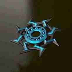 3D Printed Fidget Spinner Dart(Lightning)