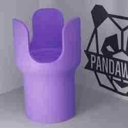 Car Cupholder Extension V2 for 26oz YETI, Stanley, Frank Green – Fits 75mm Car Cupholders | 3D Printable STL by PandaWorks
