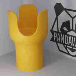 Car Cupholder Extension V2 for 46oz YETI, Stanley, Frank Green – Fits 80mm Car Cupholders | 3D Printable STL by PandaWorks