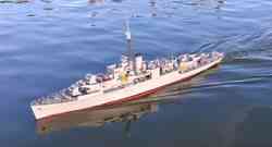 HMS Amethyst  Black Swan Sloop radio controlled Instructions