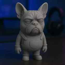 Minion Bulldog Frances STL