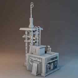 Post Apocalypse  tabletop - architecture - building 9