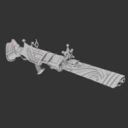 Prestige Arcane Commander Caitlyn Rifle - League of legends - Arcane