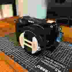 Snap-on Lens Cap Leash Mount - for Sony ZV-E10 II (40.5mm Lens Cap)