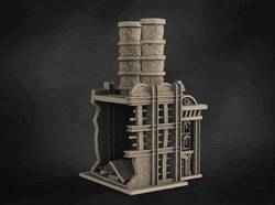 Steampunk Architecture - Collapsed Factory