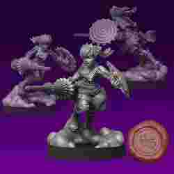 Valkyrie Alicia Melchiott - Valkyria Chronicles - 32mm Miniature