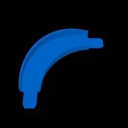 Hot wheels pisti 90 derece dönüş 100mm yarıçap