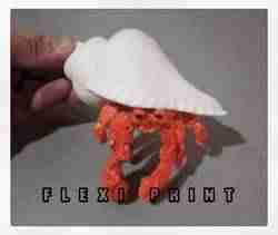 Hermit yengeci (sevimli, yarı gerçekçi)