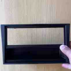 2DIN to 1DIN Radio Adapter with Storage Pocket – For Opel/Vauxhall (Astra H, Corsa C/D, Vectra C, Zafira B, Signum)