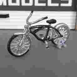 Beach cruiser bicycle 1/64