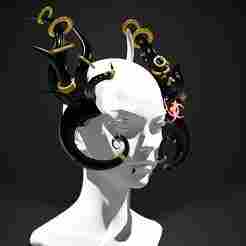 Biohazard Cyber Horns