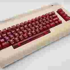 Commodore C64 keys/keycaps with labeling complete version 2