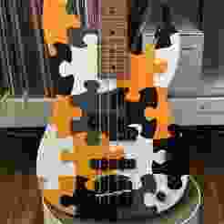 Jigsaw Puzzle Electric Bass Guitar Precision Jazz Musicman