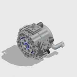 Lego radial engine model (pneumatic fake pistons) project