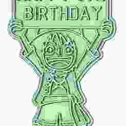 Luffy whole customizable poster one piece face cookie cutter