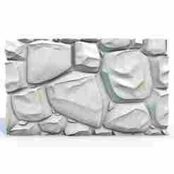 Rough Stone Wall - Natural Rock Texture - Irregular Surface Pattern