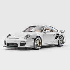 Single STL Porsche 911 GT2 - genesis, houdini car, citroen, hybrid car, robotic car, kia, tesla cybertruck, ford gt 3D Model