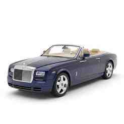 Single STL Rolls-Royce Phantom Drophead - printable car, cyberpunk car, nissan skyline, race car, mercedes, f1 car, fbx car, slammed car 3D Model
