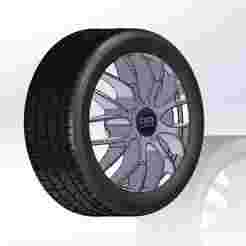 Sport Car Rim and Tire Set | 19” STL Files