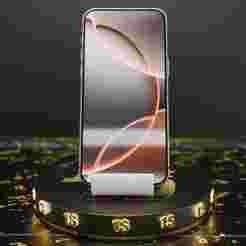 🟠 Young Man Sitting Position Phone Stand Holder