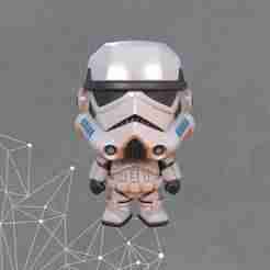 Chibi Geometric Stormtrooper