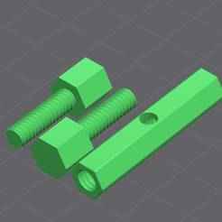 Electrical box screw mounts fix