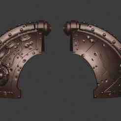 Iron Warriors Saturnine Pauldrons