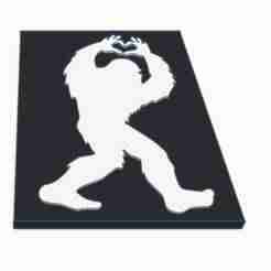 Stencil Graffiti PIE GRANDE